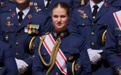 Putri Leonor Resmi Menyelesaikan Pendidikan Militer, Siap Memikul Tanggung Jawab sebagai Calon Ratu Spanyol